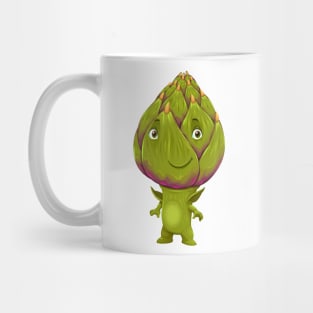 Cute Asparagus Mascot Mug